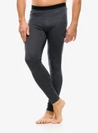 Kalesony - Legginsy termoaktywne Odlo Natural Performance PW 150 BL Bottom Long - dark grey melange - miniaturka - grafika 1