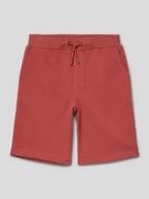 Spodnie i spodenki dla chłopców - Szorty z dzianiny dresowej z wpuszczanymi kieszeniami - miniaturka - grafika 1