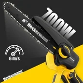 Piły elektryczne - Heckermann Basic AJPG8 Piła łańcuchowa akumulatorowa 8"  - miniaturka - grafika 1