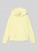 Bluzy dla dziewczynek - Bluza z kapturem z mieszanki bawełny z wyhaftowanym logo - miniaturka - grafika 1