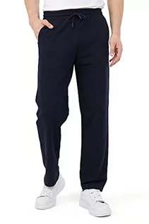 Spodenki męskie - COMEOR Męskie spodnie dresowe z bawełny, długie spodnie sportowe, męskie spodnie do joggingu, spodnie dresowe, granatowy, XXL - grafika 1