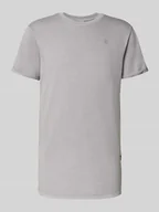 Koszulki męskie - T-shirt z detalem z logo i okrągłym dekoltem - miniaturka - grafika 1