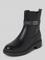 Kozaki damskie - Buty z aplikacją z logo model ‘OVELLE’ - miniaturka - grafika 1