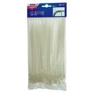 Inne mocowania - Nylonowe opaski zaciskowe białe 4,8 x 300 mm 100 szt. - miniaturka - grafika 1