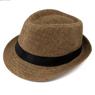 Czapki męskie - KAPELUSZ Alessio MĘSKI PLECIONY lato HAWANA letni PANAMA - miniaturka - grafika 1