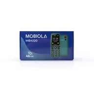 Telefony stacjonarne - Telefon GSM Mobiola MB4120 4G dla seniora Turkusowy - miniaturka - grafika 1