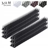 Zwalczanie i odstraszanie szkodników - Kolce Na Ptaki Gołębie Plastikowe 6Szt 3,12M - miniaturka - grafika 1