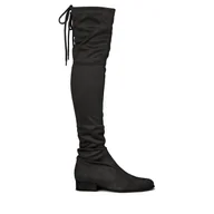 Kozaki damskie - Muszkieterki R.Polański 0794 Czarny - miniaturka - grafika 1