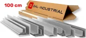 Inne materiały budowlane - Gal Industrial Kątownik Aluminiowy 60x40x3mm 100cm Aluminium EN6060 PA38+Cięcie na wymiar - miniaturka - grafika 1