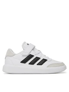 adidas Sneakersy Courtblock ID6506 Biały - Buty dla dziewczynek - miniaturka - grafika 1