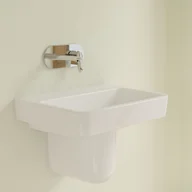 Umywalki - Villeroy & Boch O.novo Umywalka wisząca 60x46 cm bez otworu na baterię bez przelewu weiss alpin 4A416301 - miniaturka - grafika 1