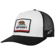 Czapki i chusty sportowe męskie - Czapka Trucker Cali by alpinestars, biały, One Size - miniaturka - grafika 1