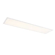 Lampy sufitowe - QAZQA Professional Wpuszczany panel LED biały, podłużny, zintegrowany LED 3000K - 6500K - Seagal - miniaturka - grafika 1