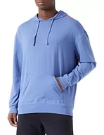 Bluzy męskie - HUGO Męska bluza z kapturem, Open Blue479, S, Open Blue479, S - miniaturka - grafika 1
