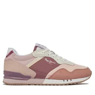 Sneakersy damskie - Sneakersy Pepe Jeans London Urban W PLS40005 Pomarańczowy - miniaturka - grafika 1