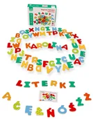 Mały naukowiec - Drewniane literki magnetyczne z polskimi znakami - miniaturka - grafika 1