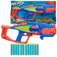 Zabawki militarne - NERF DINOSQUAD WYRZUTNIA TERRODAK PISTOLET DINOZAUR + 12 STRZAŁEK ZESTAW - miniaturka - grafika 1