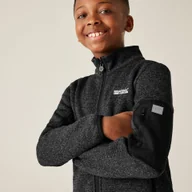 Bluzy dla chłopców - Regatta Polar dziecięcy rozsuwany Newhill Czarny, Rozmiar: 158 cm - miniaturka - grafika 1