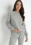 Bluzy damskie - Szara Bluza Sotear - miniaturka - grafika 1