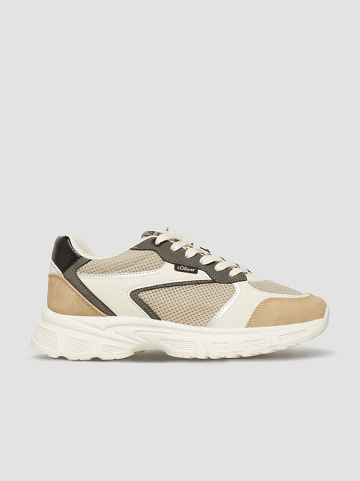 s.Oliver Sneakersy w kolorze khaki