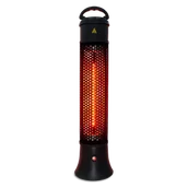 Ogrzewacze tarasowe - Promiennik Kolumnowy Ogrzewacz Apus Black - miniaturka - grafika 1