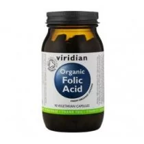 Viridian Oragnic Folic Acid / Ekologiczny kwas foliowy (90 kapsułek) Viridian