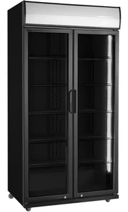 SZAFA CHŁODNICZA PRZESZKLONA RQ880H-BLACK | 590 L | (SD881HE) - Szafy i witryny chłodnicze - miniaturka - grafika 1