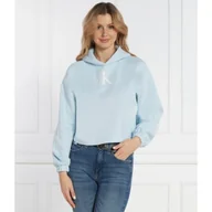 Bluzy damskie - CALVIN KLEIN JEANS Bluza | Cropped Fit - miniaturka - grafika 1