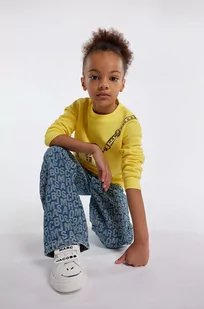 Marc Jacobs bluza bawełniana dziecięca kolor złoty z nadrukiem - Bluzy dla dziewczynek - miniaturka - grafika 1