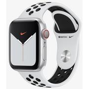 Smartwatch - Apple Watch Series 5 Nike+ Srebrny (MX3C2WB/A) - miniaturka - grafika 1