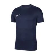 Koszulki sportowe męskie - Koszulka Męska NIKE Dry Fit SS - granatowa - miniaturka - grafika 1
