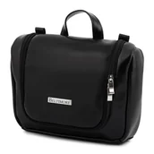 Kosmetyczki, organizery i kuferki - Beltimore kosmetyczka Skórzana premium saszetka czarna J47 - miniaturka - grafika 1
