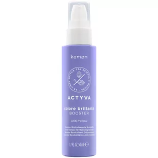 Kemon Actyva Colore Brillante Anti-Yellow, booster neutralizujący żółty odcień, 50ml - Farby do włosów i szampony koloryzujące - miniaturka - grafika 1