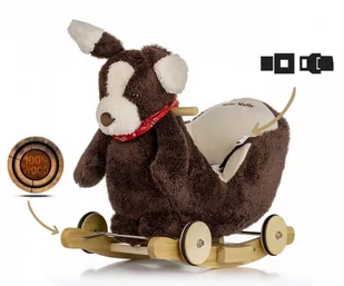 Piesek Polly Plus - Brown Dog - Zabawki na biegunach - miniaturka - grafika 4