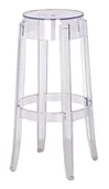 Taborety i hokery - Hoker CHARLES 76 118-APC2.CLEAR - King Home  - miniaturka - grafika 1