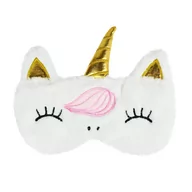 Dodatki do strojów karnawałowych - Opaska na oczy jednorożec - white - miniaturka - grafika 1