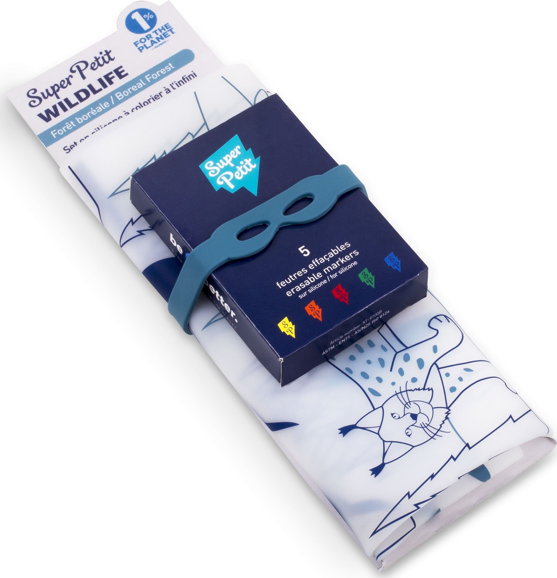 SuperPetit Duża mata do kolorowania Tajga