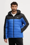 Kurtki i kamizelki sportowe męskie - Puma kurtka kolor niebieski przejściowa 685211 - miniaturka - grafika 1