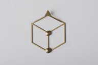Wieszaki i stojaki - POLYHEDRA Wieszak Stiga XS Gold - miniaturka - grafika 1