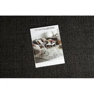 Dywany - DYWAN SZNURKOWY SIZAL FLOORLUX 20195 CZARNA / srebrny  Czarny, 120x170 - miniaturka - grafika 1