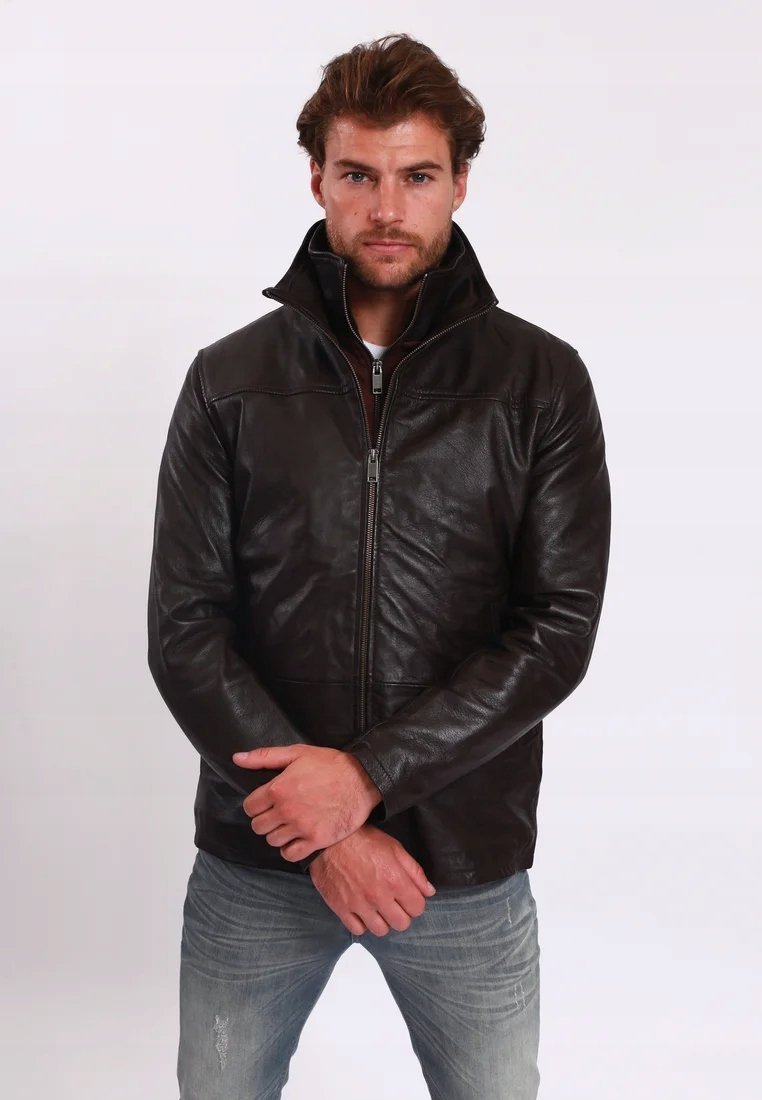Lee Cooper Bomber bassus kurtka męska pilotk Kolor brązowy BILLY Roz.XL