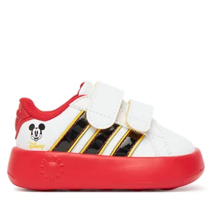 Sneakersy adidas Grand Court Mickey Cf I JQ8070 Biały - Buty dla chłopców - miniaturka - grafika 1
