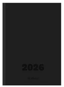 Kalendarze - Kalendarz 2026 A5 dzienny Szefa Dtp czarny Herlitz - kalendarz - miniaturka - grafika 1