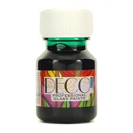 Farby i media malarskie - Witrażowa farba do szkła DECO 30 ml - zielony - miniaturka - grafika 1