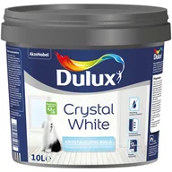 Farby wewnętrzne - Dulux Farba Crystal White Biały 10 l - miniaturka - grafika 1