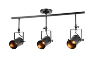 Lampy sufitowe - Gemma - lampa sufitowa czarna. 3xE27 638003-02 - miniaturka - grafika 1