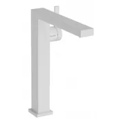 Baterie umywalkowe - HANSGROHE 73070700 Tecturis E Jednouchwytowa bateria umywalkowa 240 Finie do umywalek nablatowych, CoolStart z kompletem odpływowym Push-Open Biały Matowy - miniaturka - grafika 1