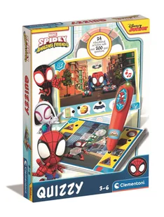 Clementoni, Interaktywny Quiz Spidey - Zabawki interaktywne dla dzieci - miniaturka - grafika 1