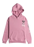 Koszulki i topy damskie - Roxy Top SURF FEELING HOODIE SZCZOTKOWANA Młodzieżowa Fioletowa 16/XXL - miniaturka - grafika 1
