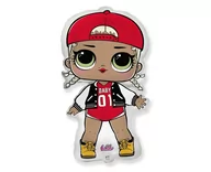 Urodziny dziecka - FLX Balon foliowy urodzinowy MC Swag LOL Surprise - 61 cm 901790 - miniaturka - grafika 1